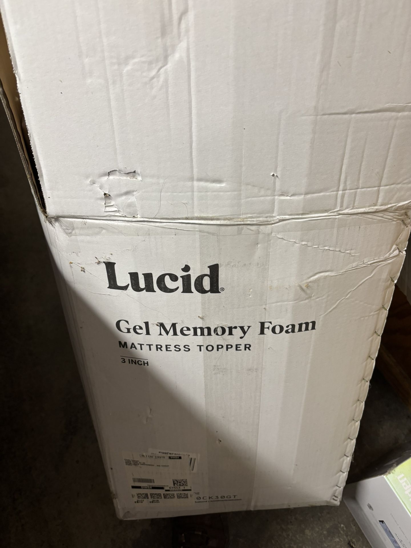 Queen Size Mattress Topper 79”tall 59” Wide