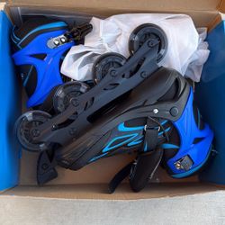 2PM SPORTS Vinal Inline Skates For Men With Light Up Wheels - X-Large