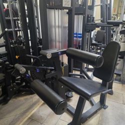 Leg extension leg curl combo dual exercise fitness weight machine