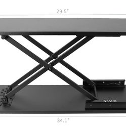Universal Treadmill Desk Riser, Height Adjustable Platform for Laptops, Tablets, Notebooks and More, Workstation for Treadmill Handlebars up to 33