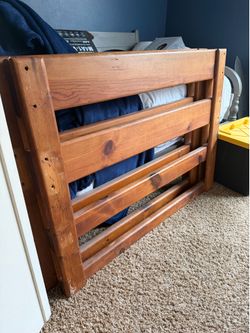 Twin size mattress and bed frame
