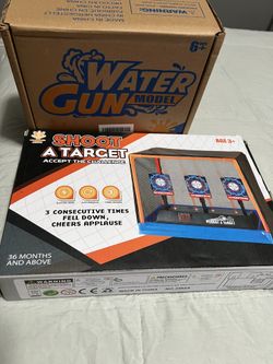 Electric Water Guns And Target Combo