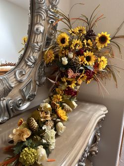 Handmade artificial floral arrangement