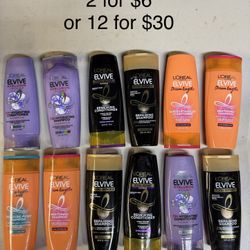 L’Oréal Shampoo & Conditioner: 2 For $6 or 12 For $30