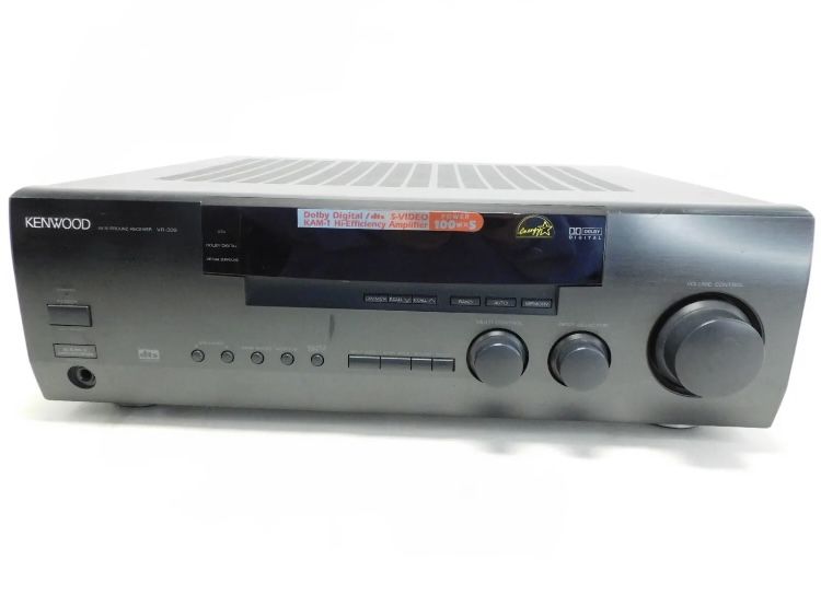 Kenwood VR-309 5.1 Dolby Digital DTS AV Surround Sound Theater Receiver TESTED