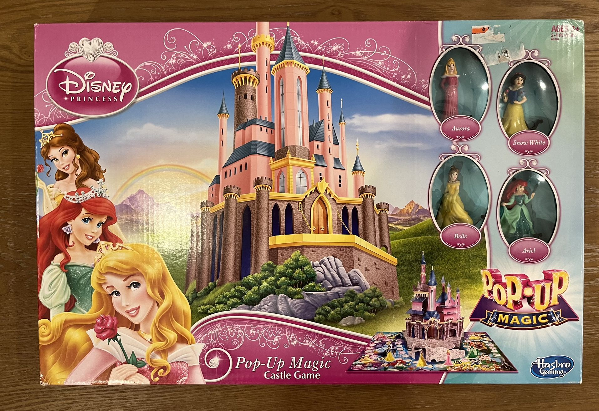 2013 hasbro Disney Princess Pop Up Magic Castle Board Game