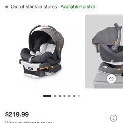 Chicco Keyfit infant car seat and Caddy Stroller