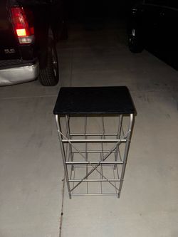 4-Tier Shoe Rack with Wood Top Entryway Organizer
