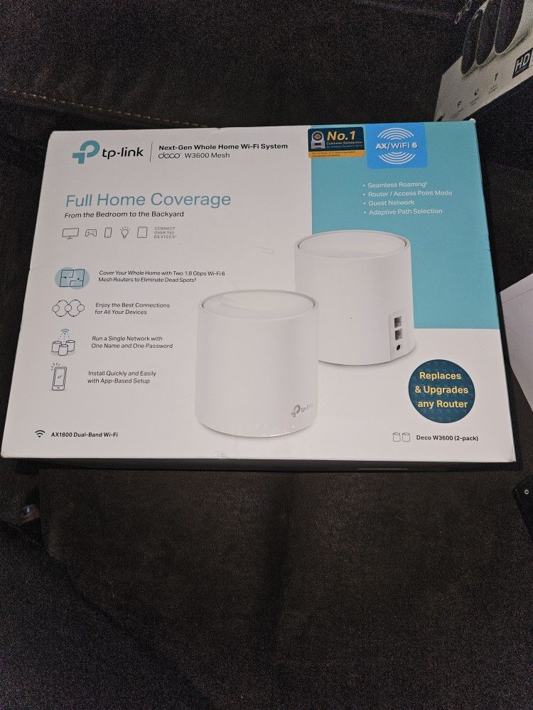 TP-LINK AX 1800 Next-Gen Whole Home WiFi System