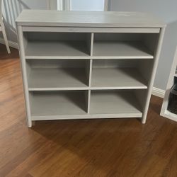 Gray Bookshelf 