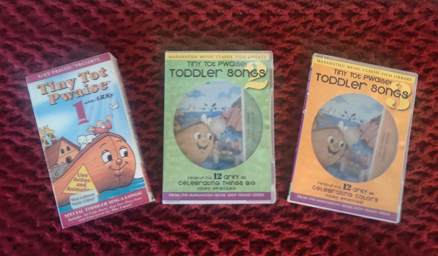 Tiny Tot Pwaise with Arky: ToddlerSongs - Volume 1, 2, and 3 (1992)