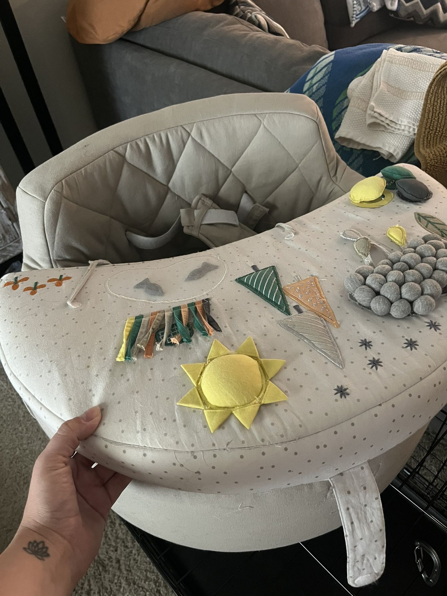Crate and Barrel Kids Busy Baby Activity Chair 