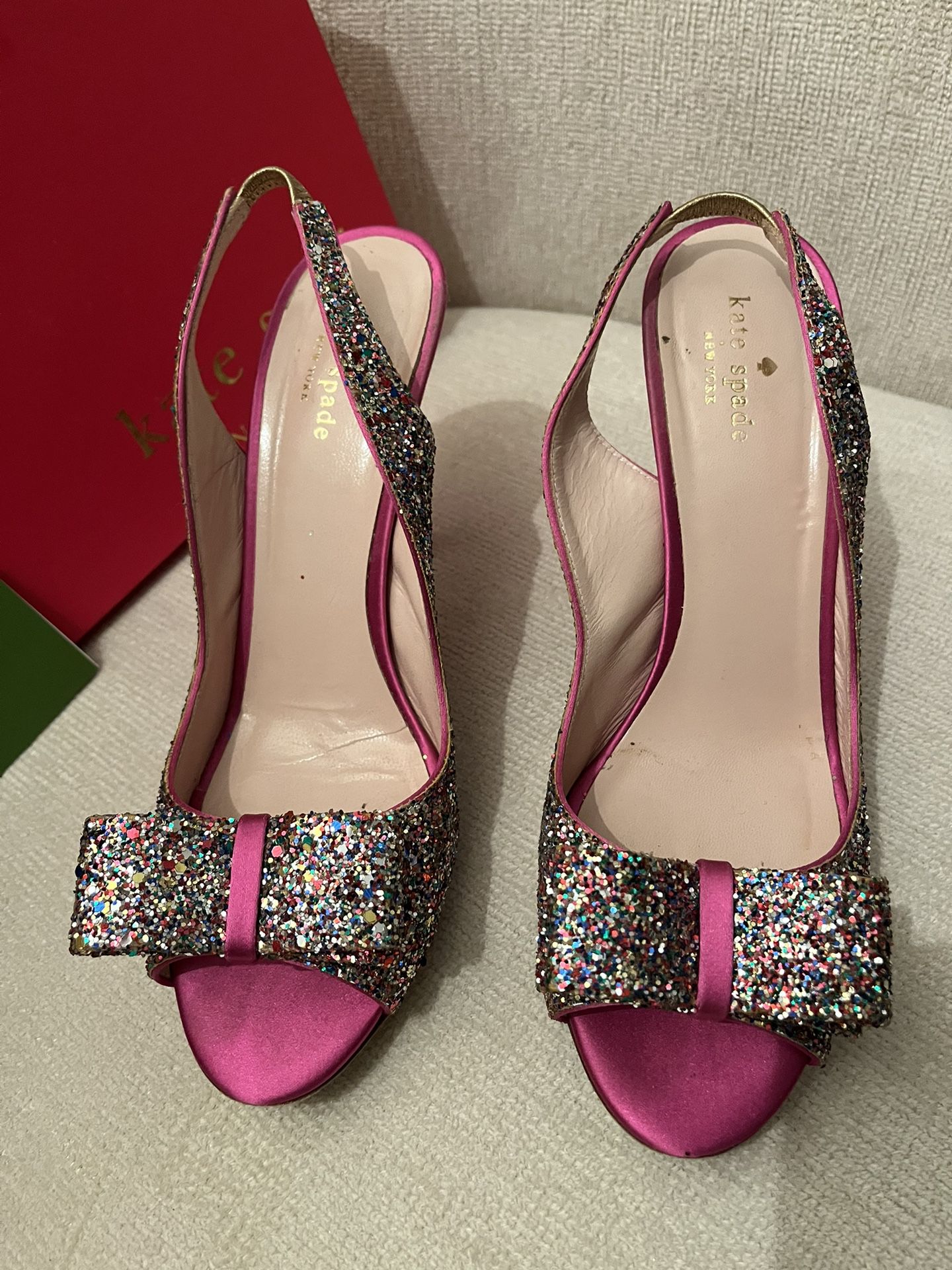 Kate Spade Glitter Charm 9.5 Womens Shoes