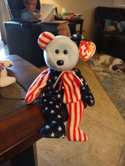 1999 Blue Faced Spangle Beanie Baby