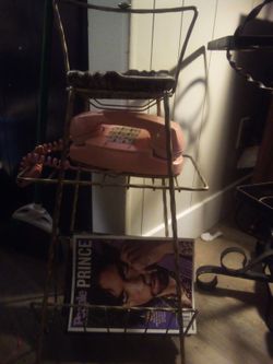 Vintage Ash Tray Magazine Rack Record Holder