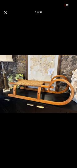 Antique/Vintage Wood Toboggan