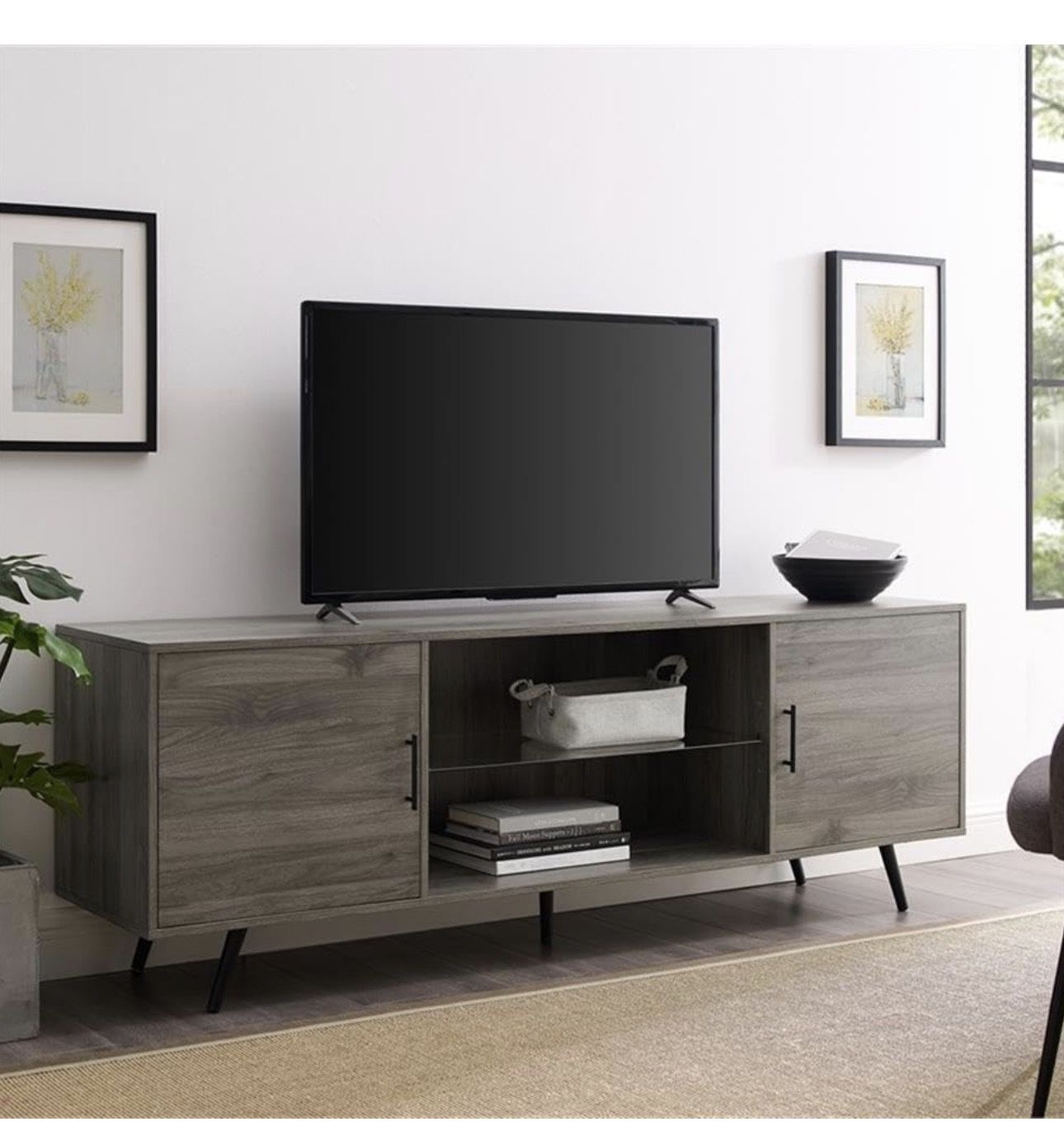 Walker Edison TV Shelf