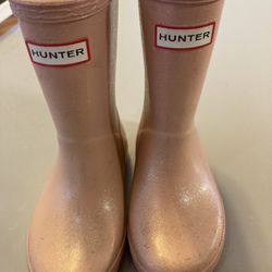 Girls Hunter Boots Size 8