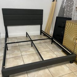 Queen frame bed
