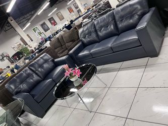 2pc Living Room Set 💙 Dark Blue Color