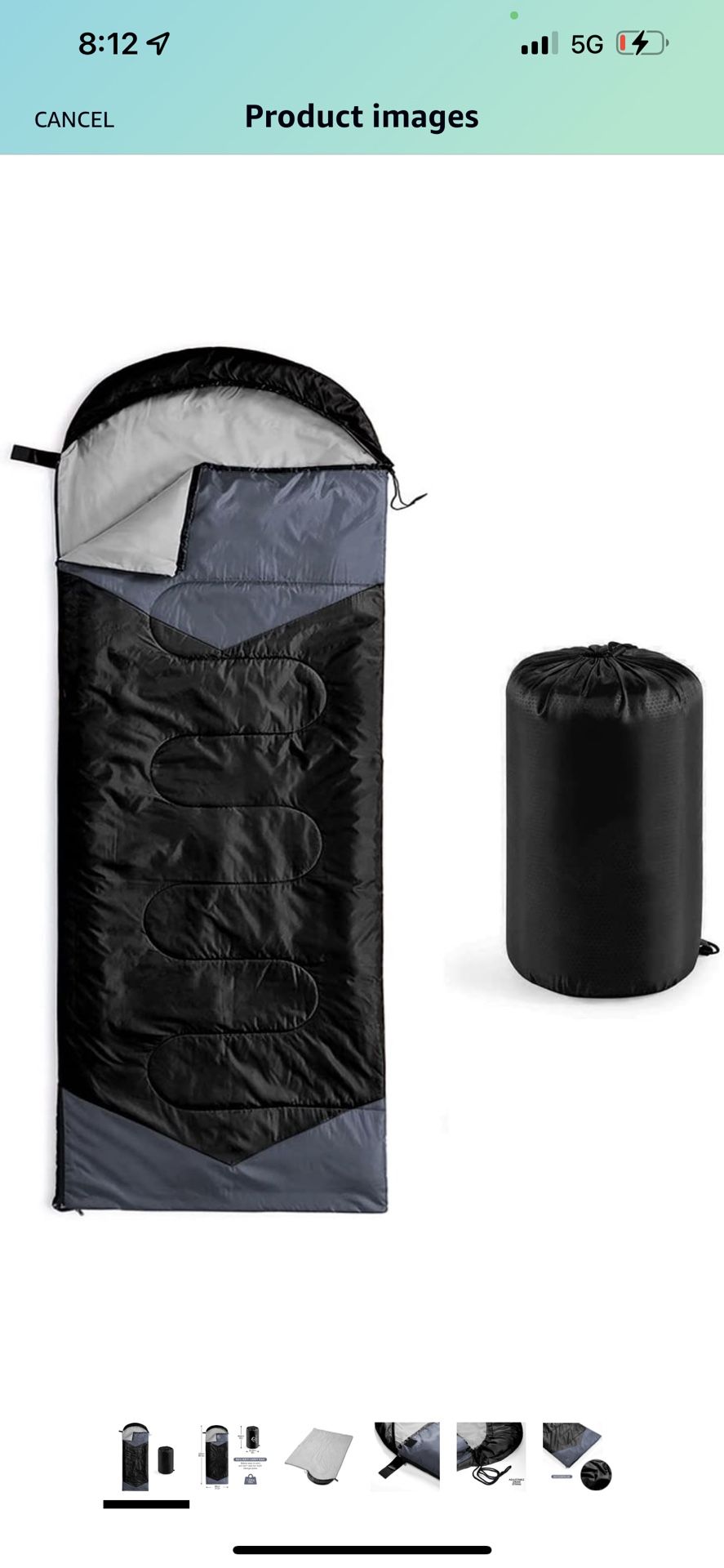 oaskys Camping Sleeping Bag - 3 Season Warm & Cool Weather - Summer, Spring, Fall, Lightweight, Waterproof for Adults & Kids - Camping Gear Equipment,