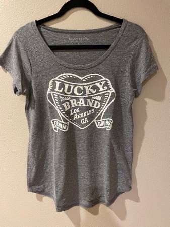 Gray Lucky Brand Women’s LA Shirt