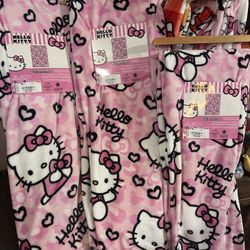 Hello Kitty Blanket Cheetah Print 
