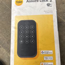 Yale Assure 2 Smart Lock Black Suede Keyed Wi-Fi Single Cylinder Deadbolt with Touchscreen Keypad