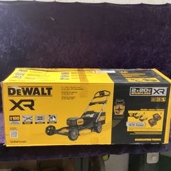 🧰🛠DEWALT 20V MAX 21” Brushless Cordless PUSH Lawn Mower w/(2)10Ah Batteries & Chargers NEW!-$450!🧰🛠