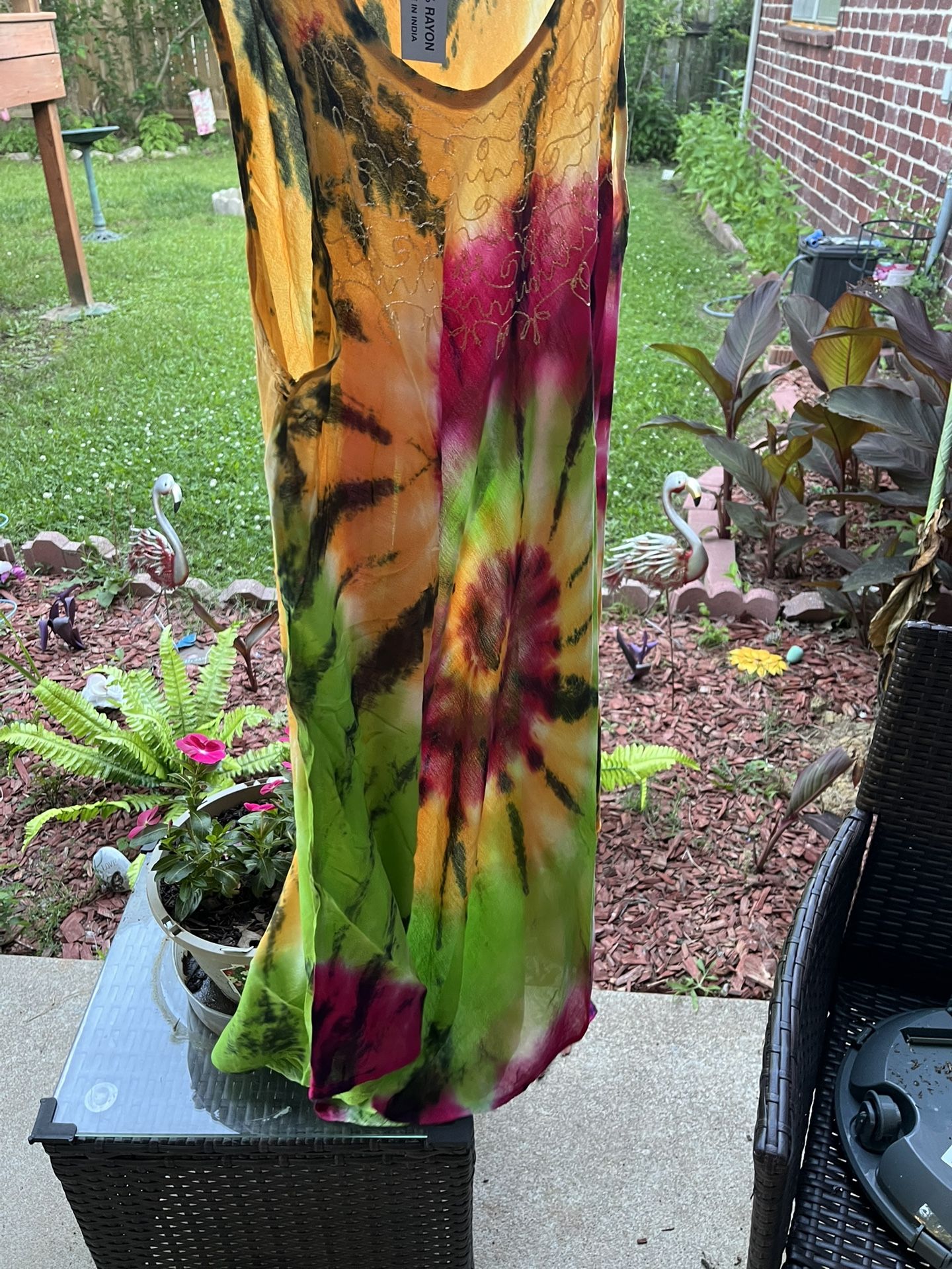 Beautiful Tie Dyed Dresses Free Size