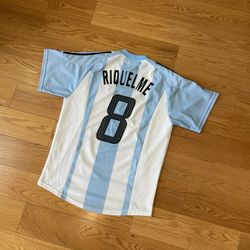 Adidas Argentina RIQUELME🇦🇷 2002/03 home jersey (Size Medium)