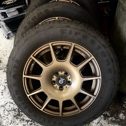 Sparco Terra Wheels 17 and Firestone tires read description!