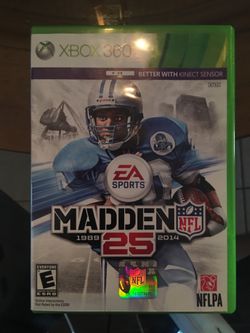 Xbox 360 madden 25