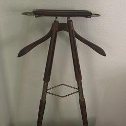 Mid Century Modern Spiegel Industries Vintage Gentlemen Butler Valet Chair