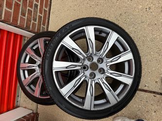 Silver Alloy Wheels with Goodyear Tires – Set of 4