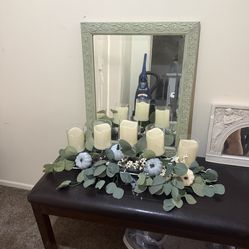Light up candle holder