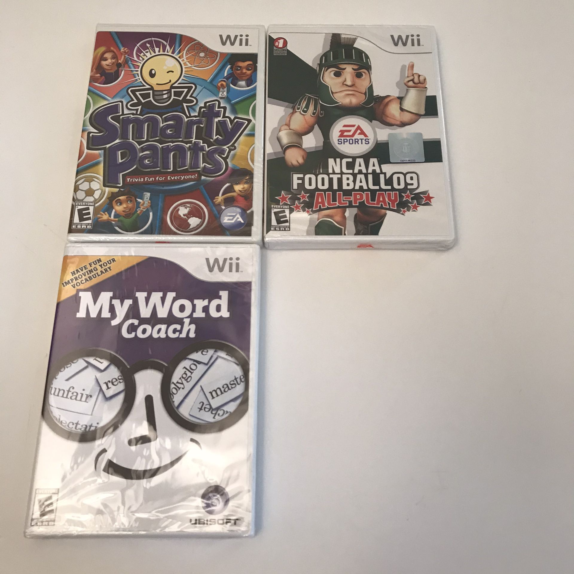 Brand new sealed nintendo wii video games lot