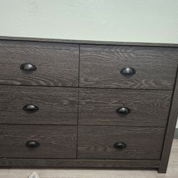 Black/ Dark Grey Dresser 