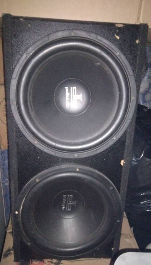 Polk Audio DB1240 Dual Box Subwoofers 