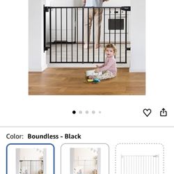 Black Baby Gate 