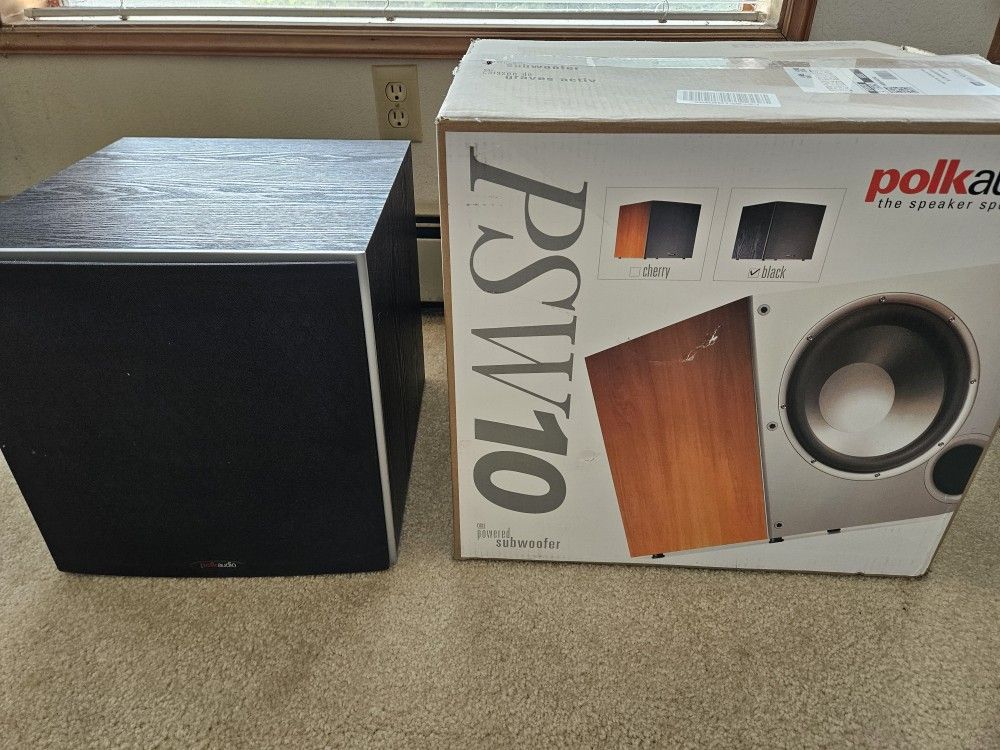 Polk Audio PSW10 10" Powered Subwoofer