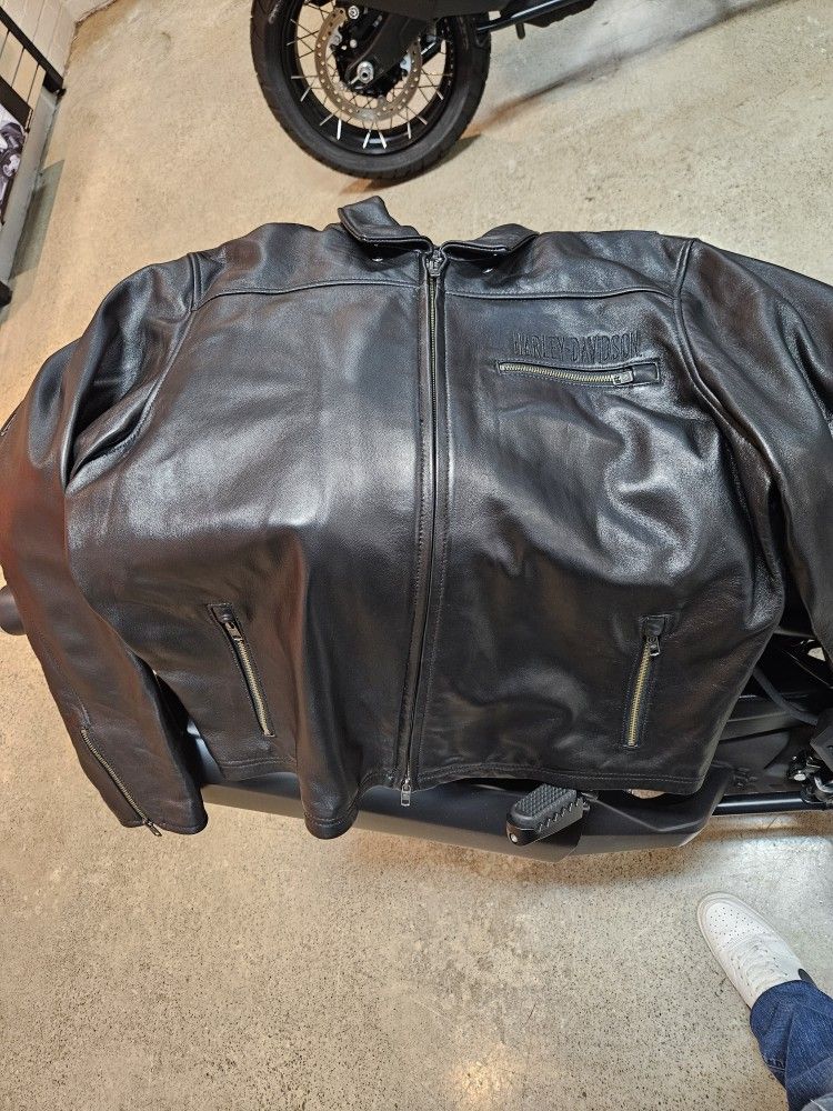 New Harley Davidson Leather Jacket XL