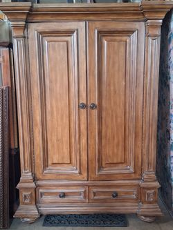 TV Cabinet - Wooden Light Oak