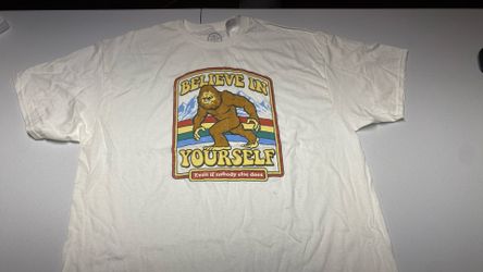 Bigfoot "Believe In Yourself" Graphic T-Shirt - Even If Nobody Else Does -