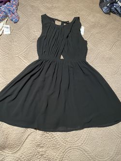 New Black Flowy Dress