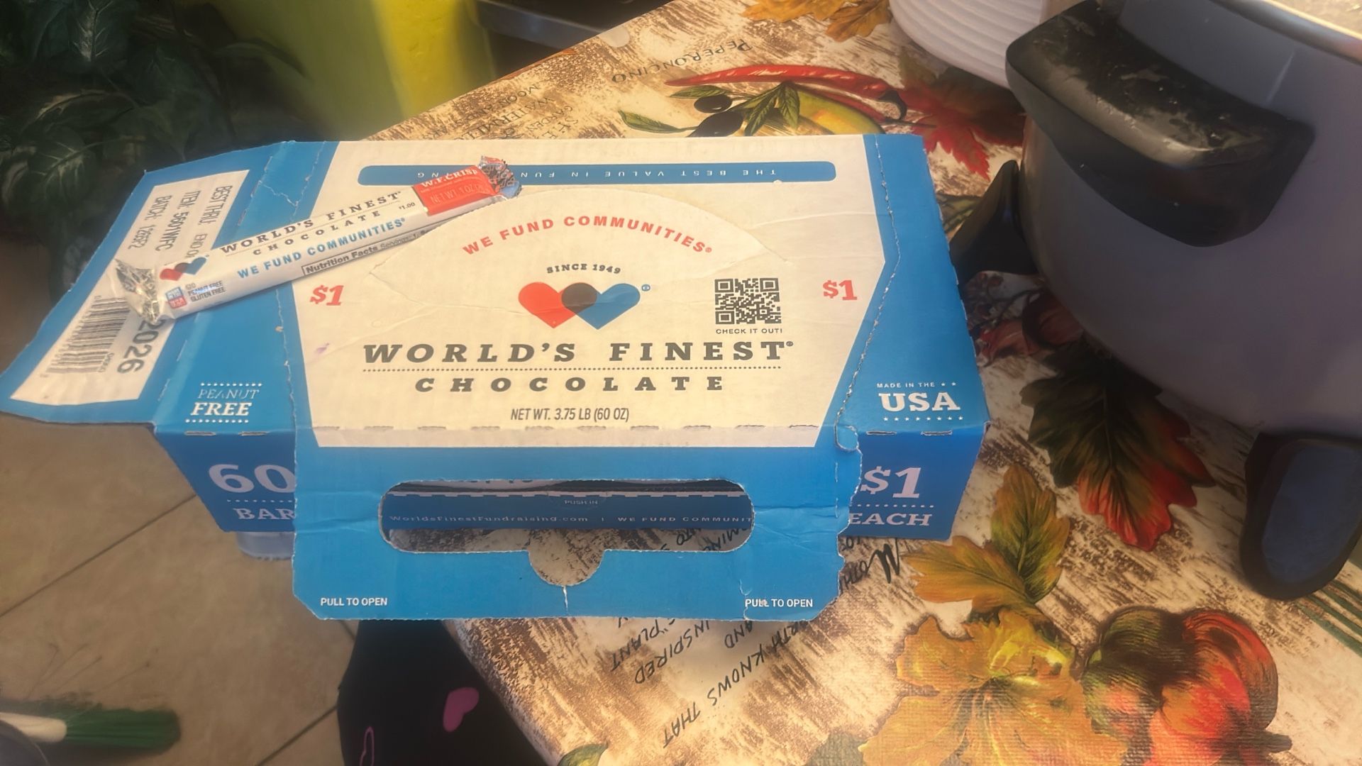 Selling Chocolate Bars For $1.00 Each 