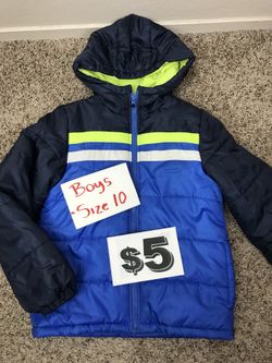 Boys winter jacket size 10