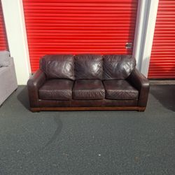 Genuine Leather Couch DELIVERY