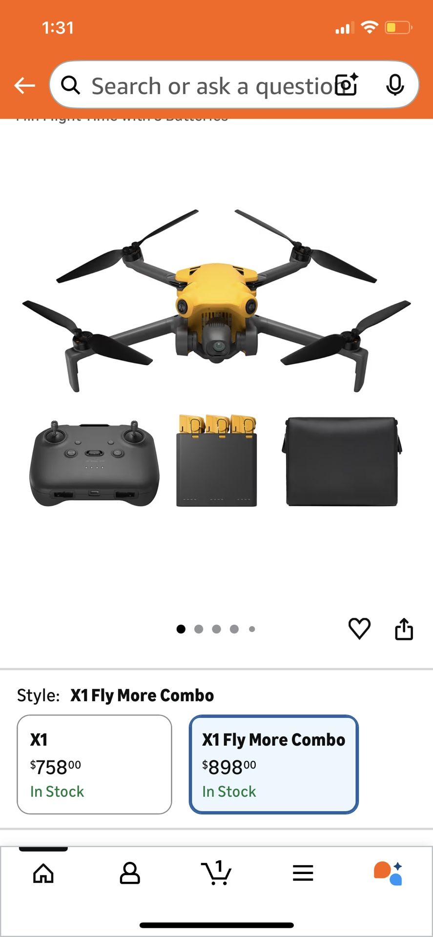 SKYROVER X1 Fly More Combo.