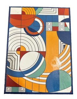 NEW Frank Lloyd Wright Hoffman House Rug Design 1000 Piece Puzzle open box